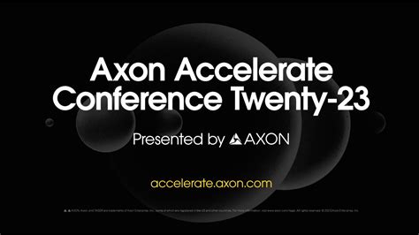 Take a look at the lineup of speakers at Accelerate 2023 including Bill Belichick, Peter H. . Axon accelerate 2023